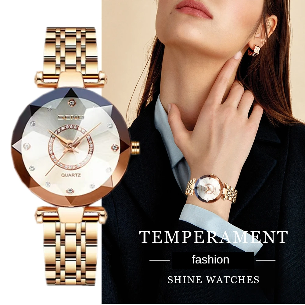 

Ladies Watches Luxury Brand Waterproof Quartz Woman Watch White Fashion Elegant Women's Wristwatch Jewelry Female Clocks Gift