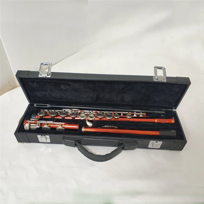 

FRLI-yPVC Leather Box Waterproof Buckle Bag Storage Box Woodwind Instrument Box