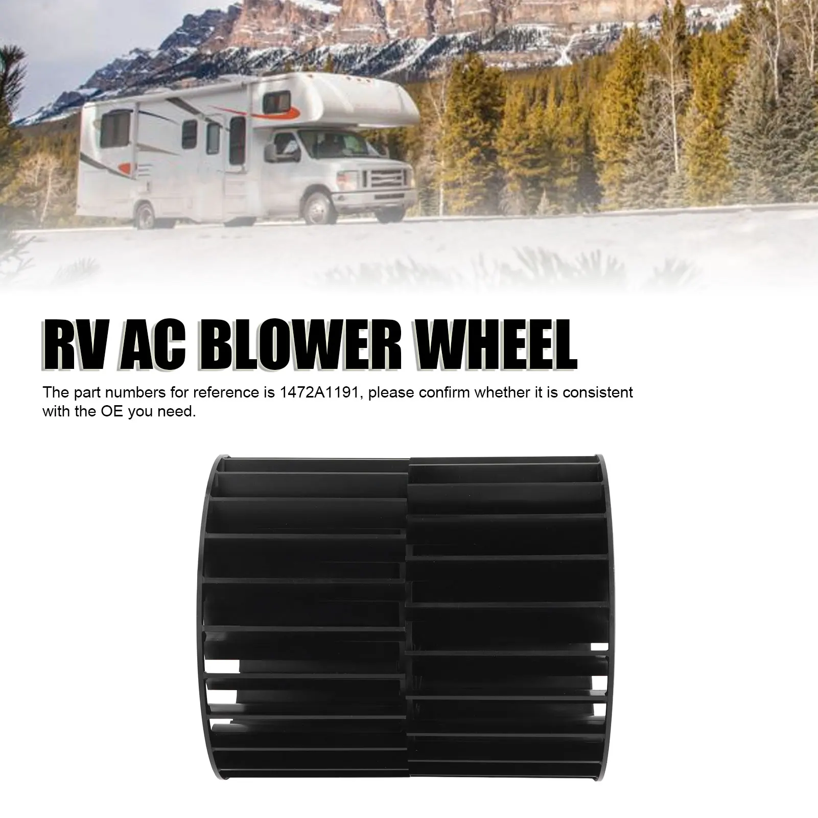 

Колесный вентилятор 1472A1191 — мощный тихий сменный колесный вентилятор переменного тока, совместимый с Coleman AC 47003