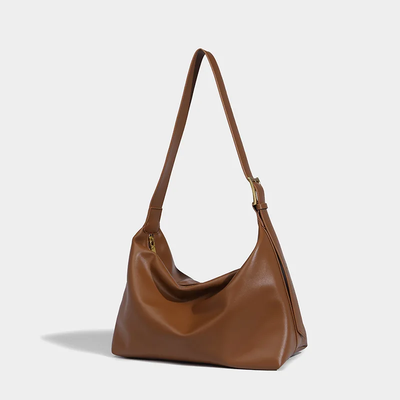 Large-capacity Pu Women's Shoulder Messenger Bag Large Bag 2023 Brand New French New Trendy Large Tote Bag For Women Bags