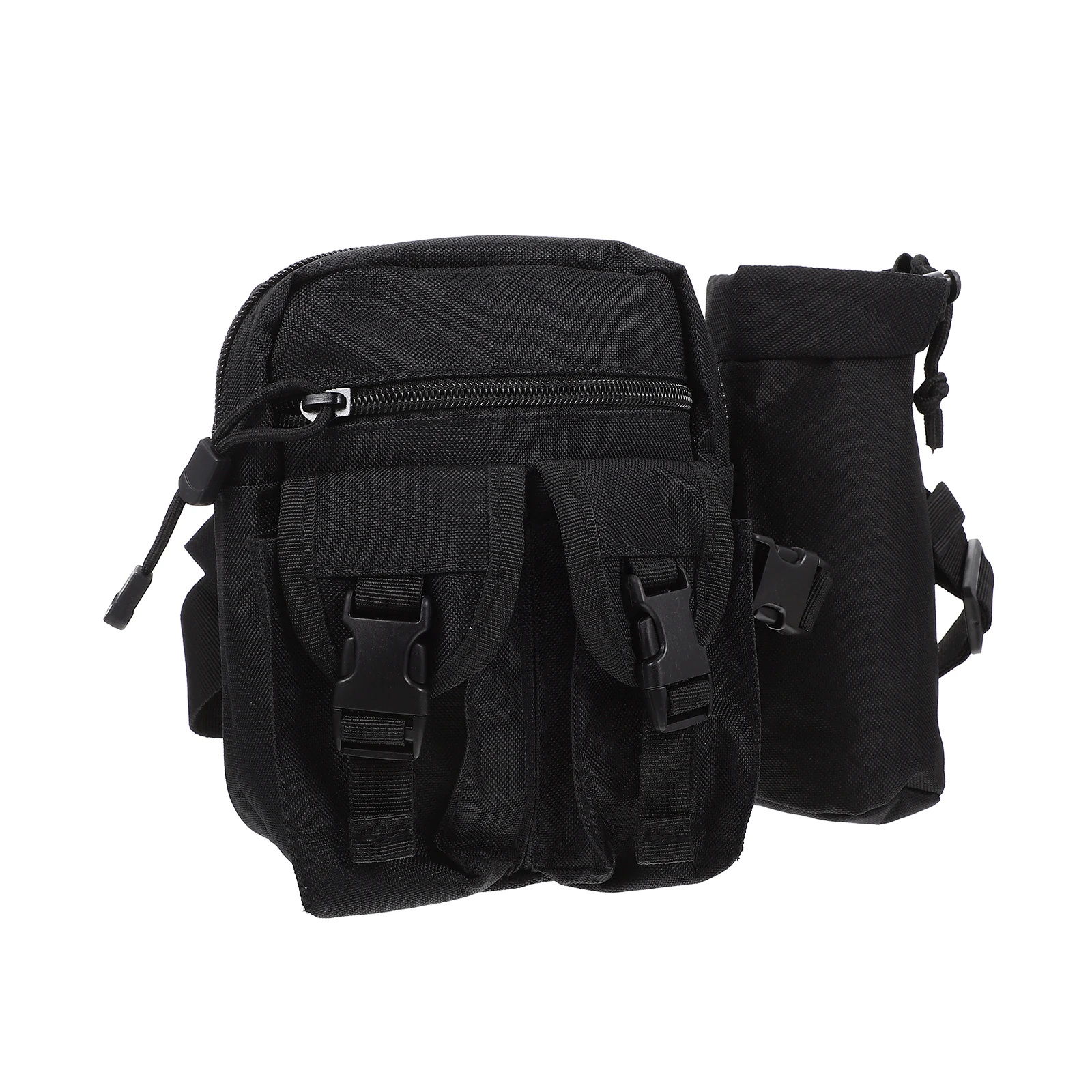 

Water Bottle Fanny Pack Lightweight Hiking Camping Outdoor Sports Nylon Waist Bag Adjustable Strap Pouch Bottle Holder