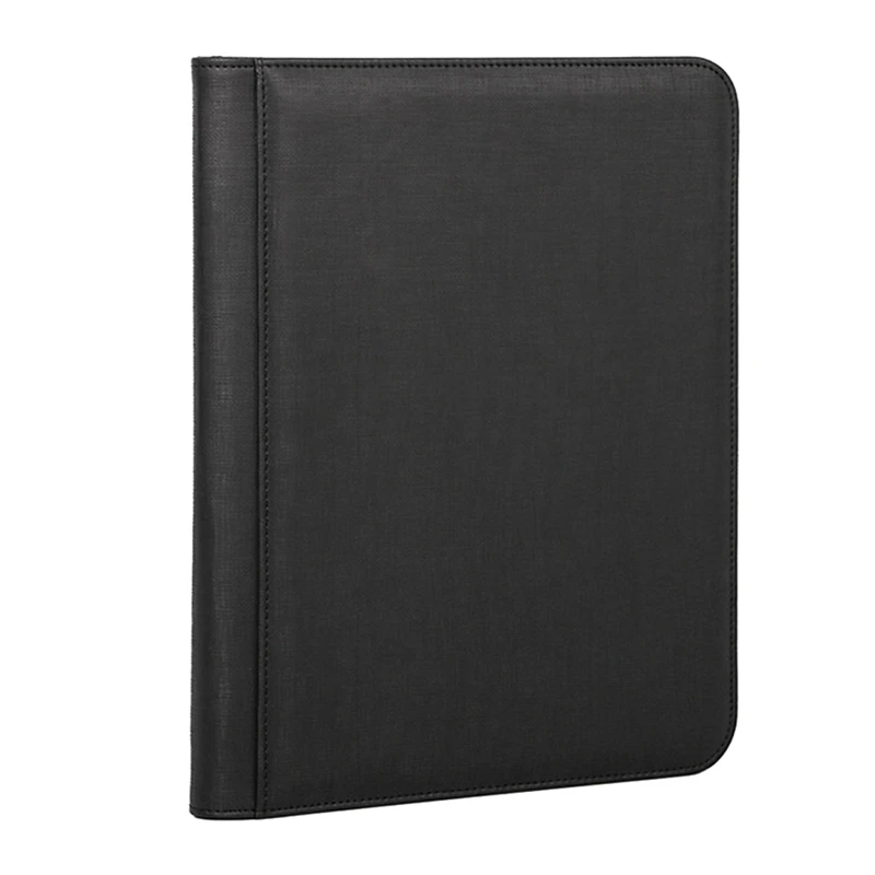

9 Pockets Game Card Book Card Side Loading Binder Game Zipper Card + 360 Pockets Black