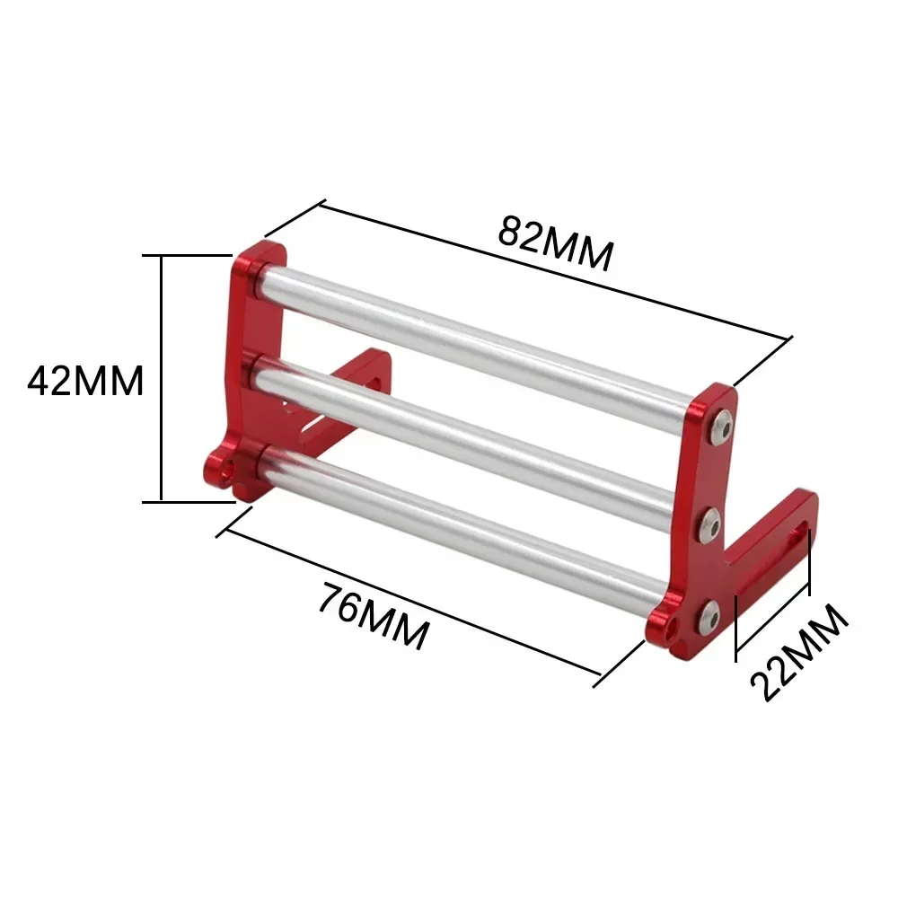 충돌 방지 알루미늄 프론트 범퍼, 1/10 TRX-4 TRX4 닷지 바디 쉘, RC 크롤러 업그레이드 부품