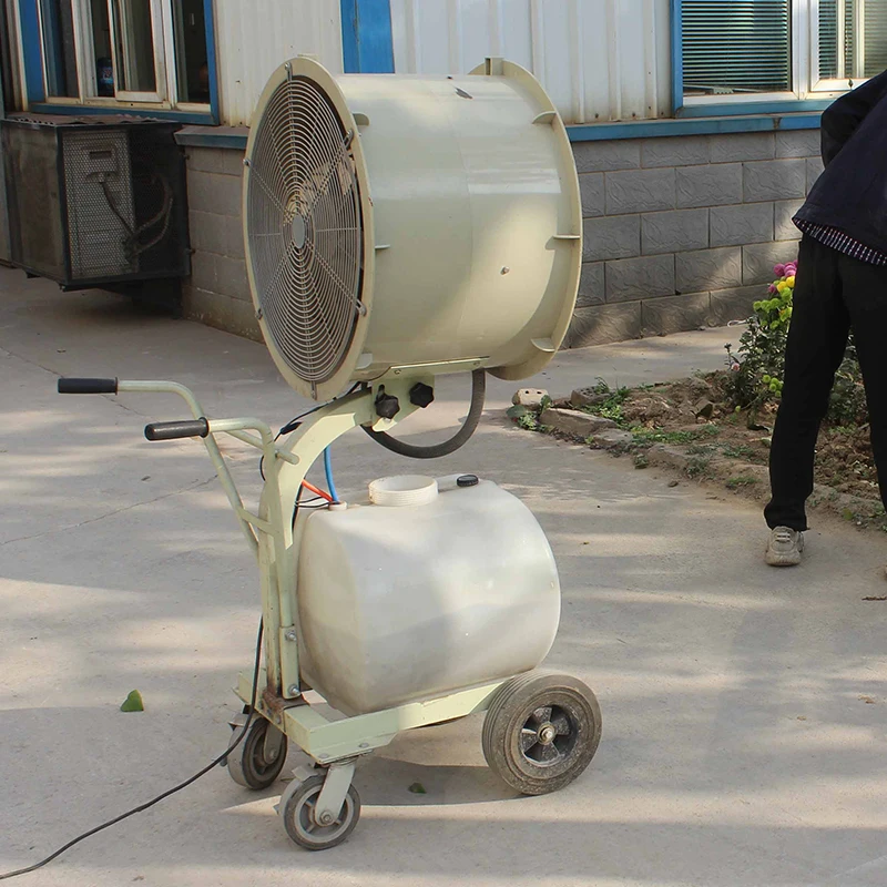 Wholesale Price Industry Outdoor Cooler Mobile Water Mist Spray Fan