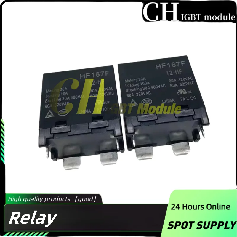 3PCS/LOT HF167f-12-HTF 90A 320VAC solar relay