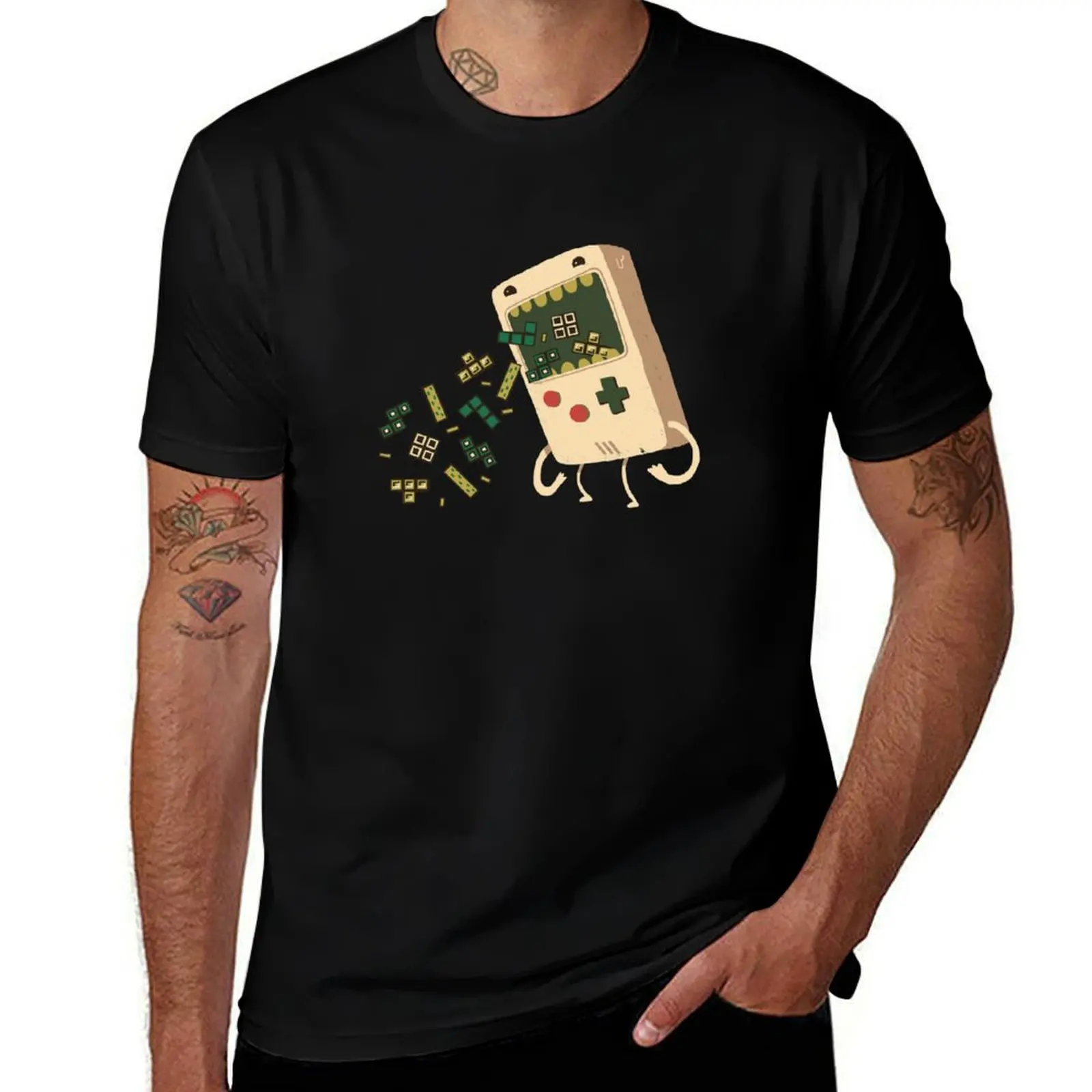 Pixel Puke T-Shirt Moisture Control Sports Tee T-Shirt