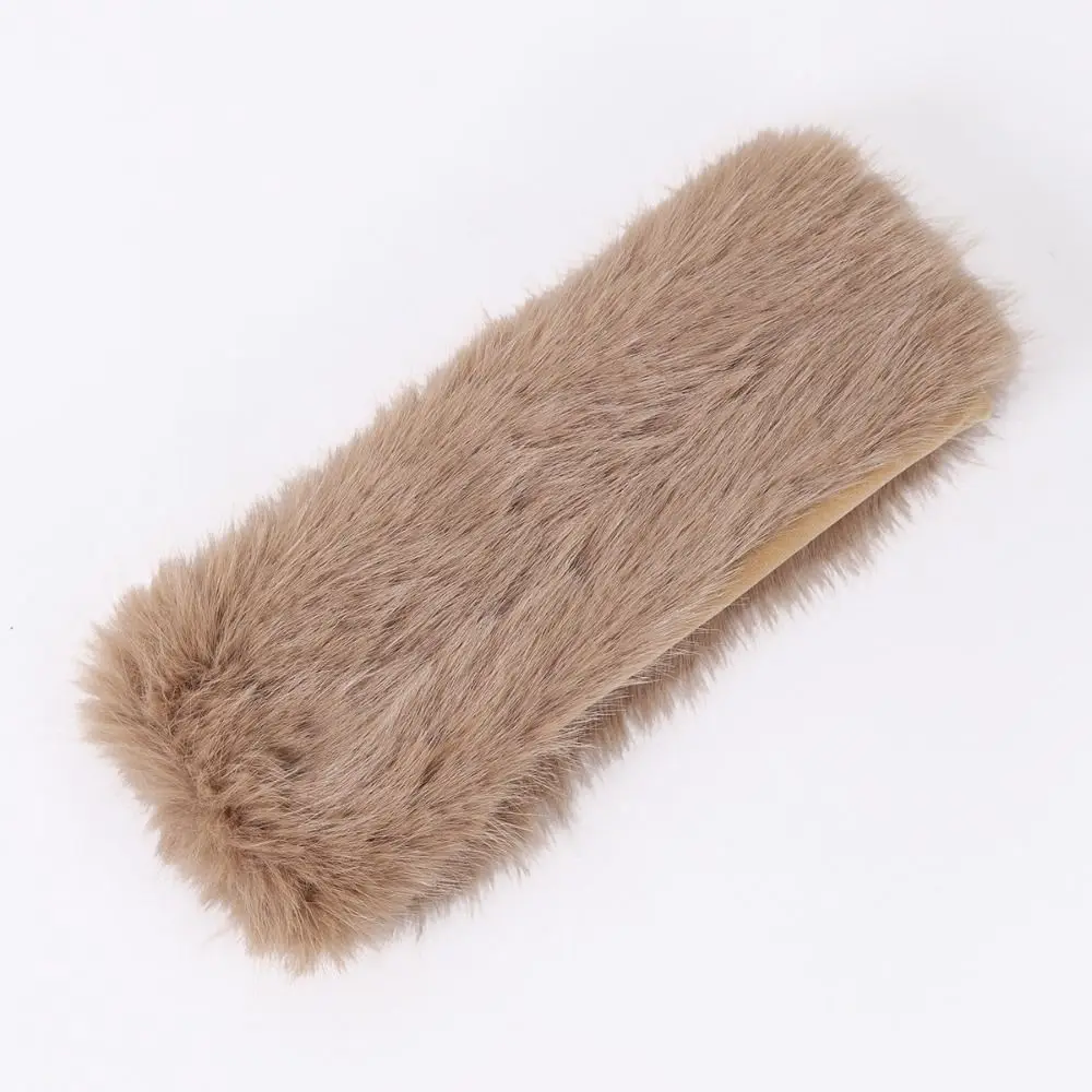 Retro Imitation Fur Imitation Mink Fur Hat Warm Ear Flaps Plush Hat Wide Edge Thickened Artificial Fur Hat Female/Girls