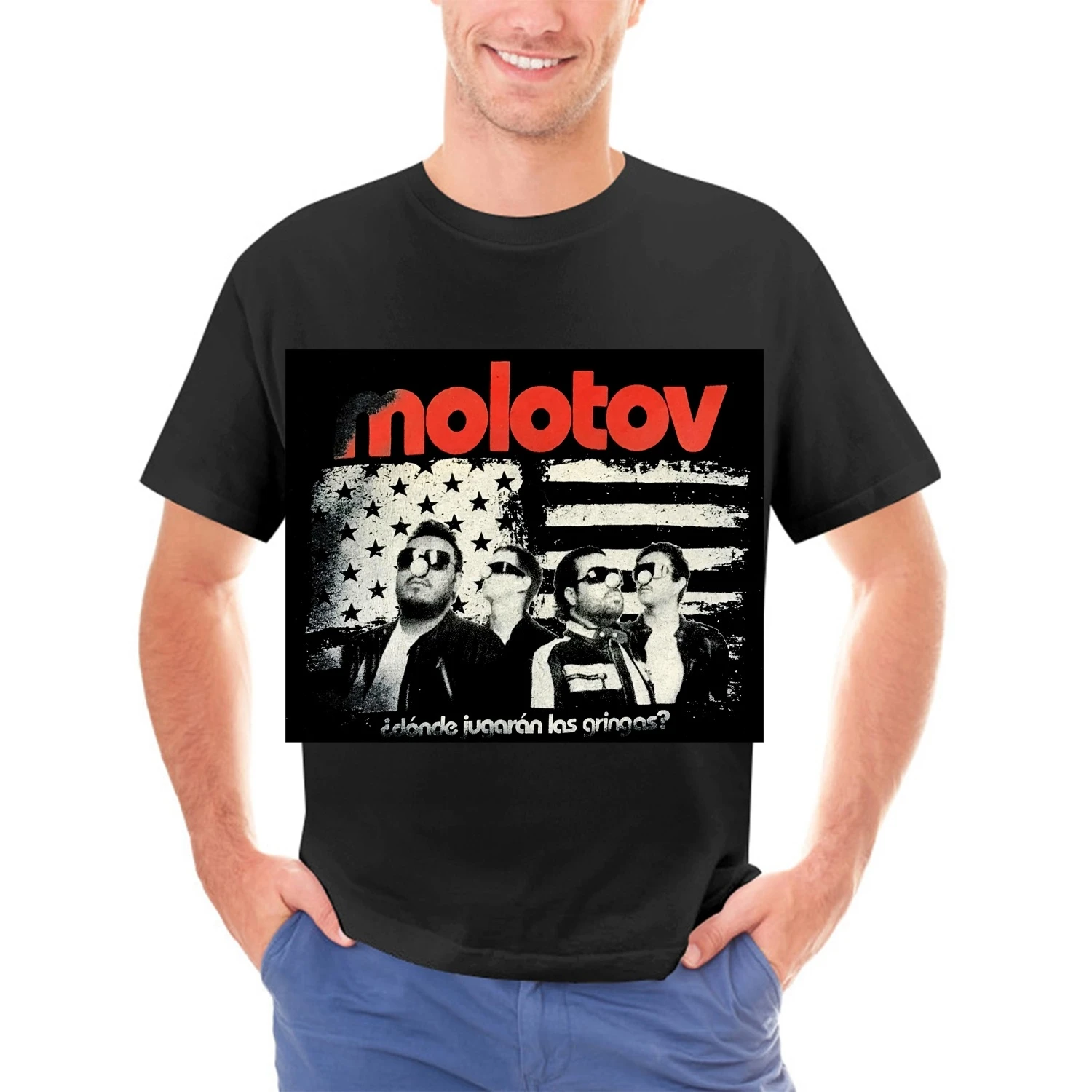 Rare MOLOTOV Mexican rap rock band promo tour t-shirt