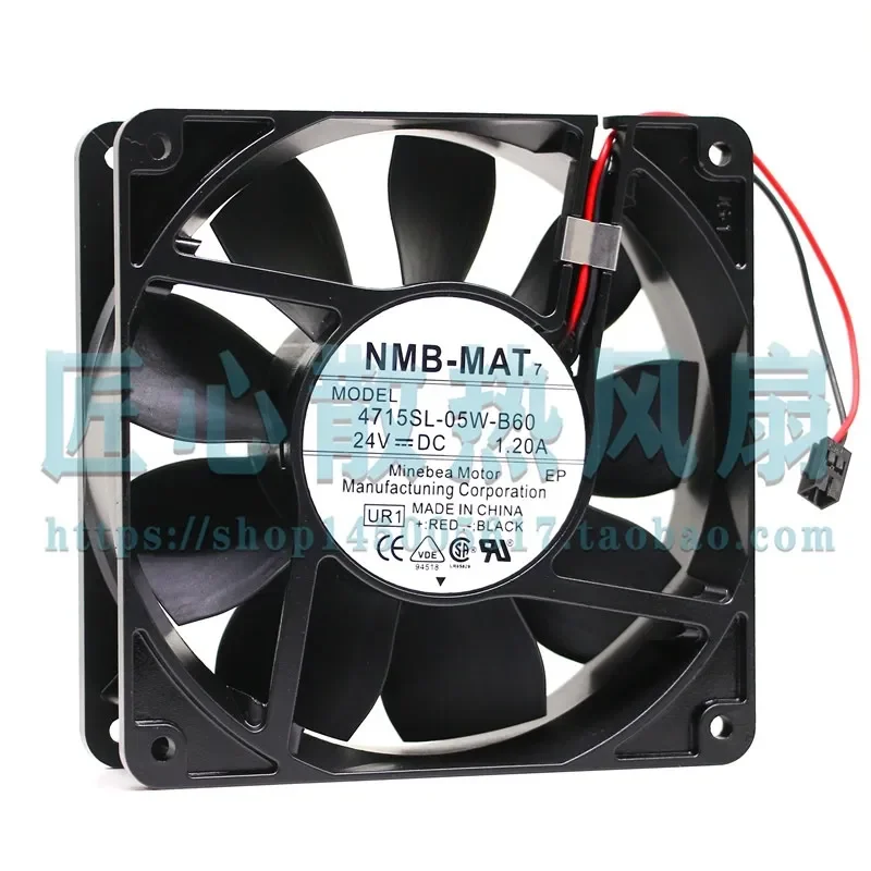 NMB Mebea 4715SL-05W-B60 12038 24V IP55 12CM Inverter Fan for NMB Mebea