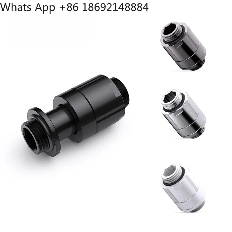 Graphics card water-cooled extension expansion joint rotatable inner hexagon