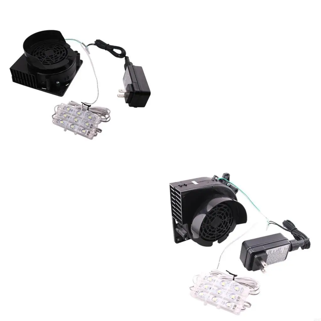 

203C Air Blower Fan for Inflatables Replacement Blower Fan with LED Light for Halloween and Christmas Inflatables Waterproof