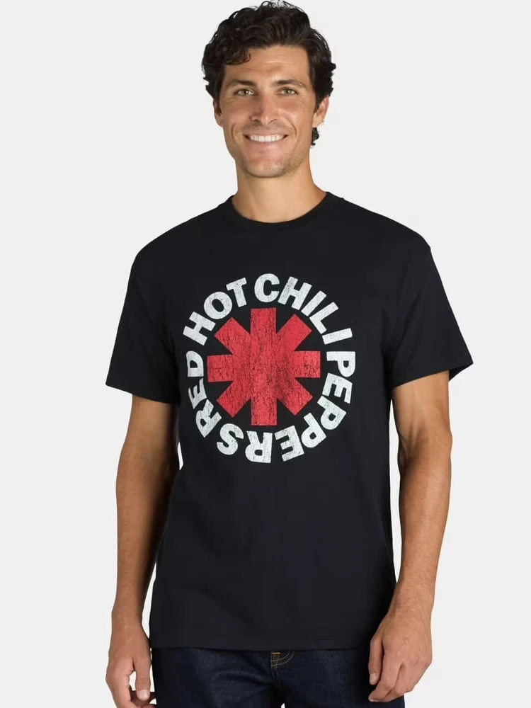 2026 New Cotton Tshirt Red Hot Chili Peppers Men Cartoon Cool Funny Women and Men T-shirt Harajuku Short-Sleeve Loose Tees