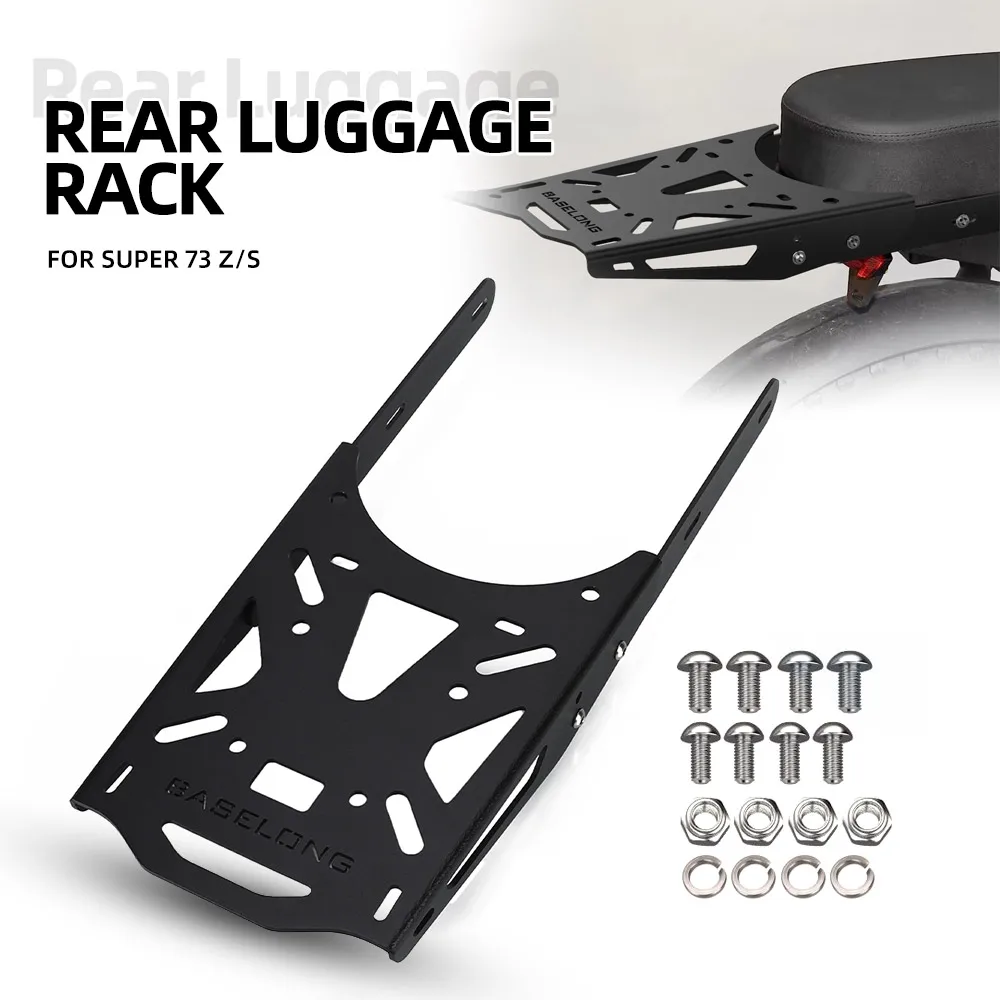 Electrical Bicycle FOR SUPER 73 Z/S Luggage Holder Bracket Super 73 S Z Rear Luggage Rack Top Case Mount Plate Accessory E-Bike