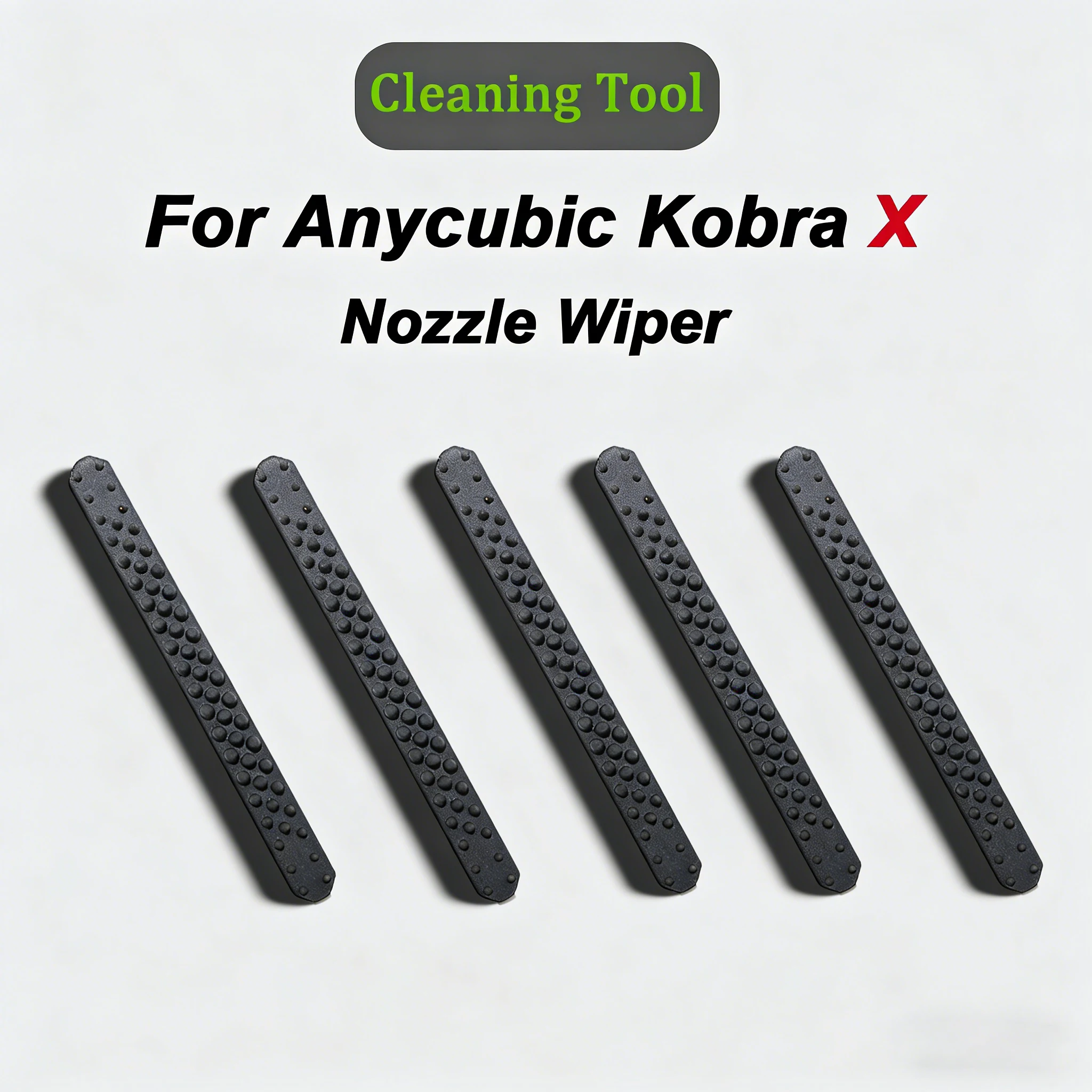 

High Quality For Anycubic Kobra X Nozzle Brush Nozzle Wiper KX Cleaner High-Temp Resist Kobra X Accessories Hotend Cleaning Tool