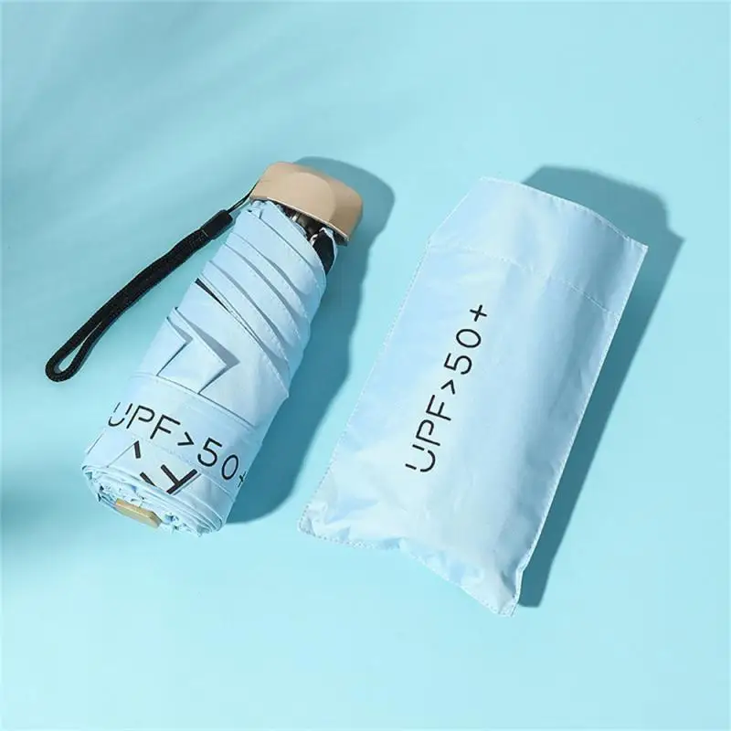 Mini Pocket Rain Umbrella Sun Shade Umbrella Women Rain Umbrella UV Sun Umbrella Capsule Umbrella Business Umbrella