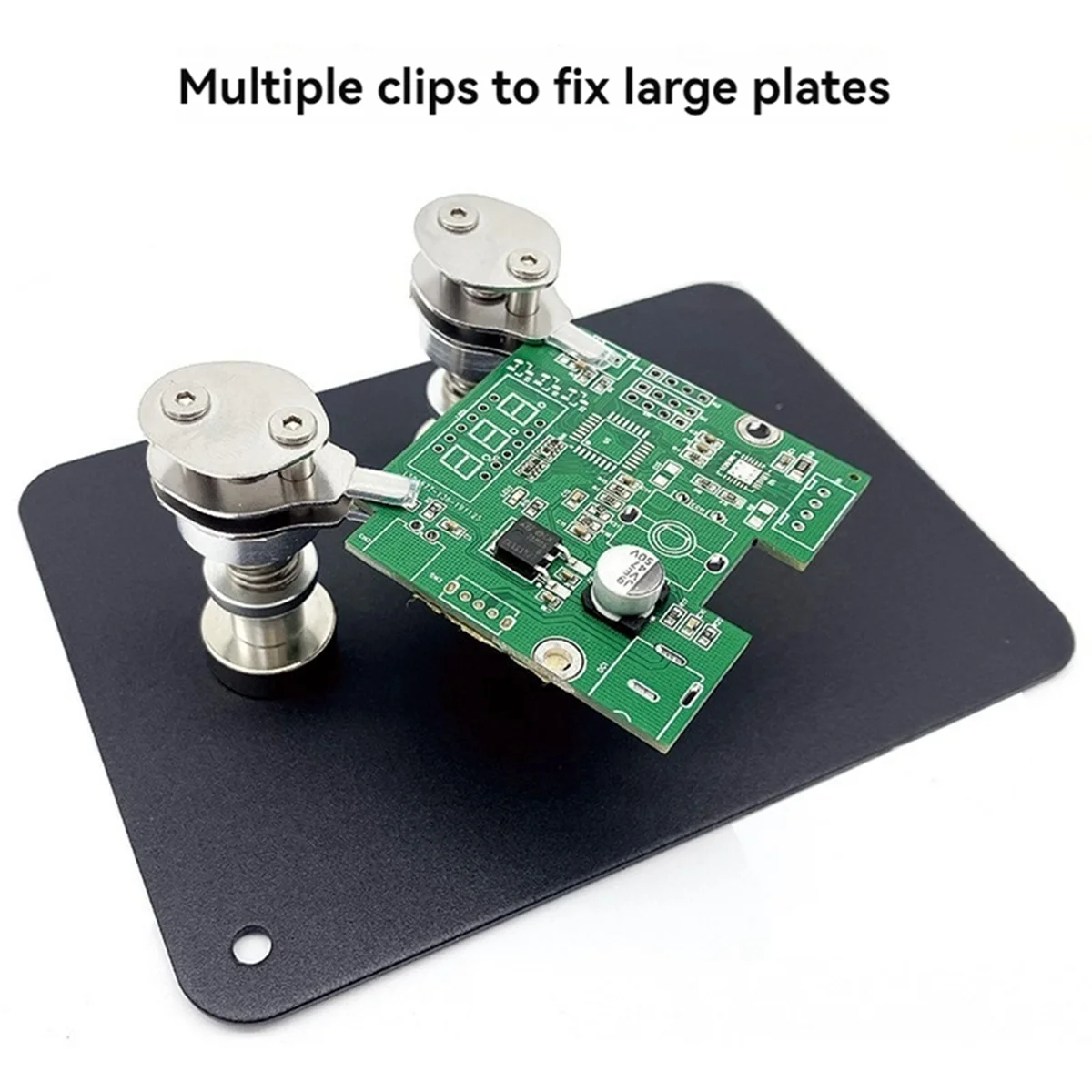 

Trending Now Mini PCB Clip Electronic Fabrication Repair Small Board Fixing Motherboard Components Welding Fix Clamp with Base