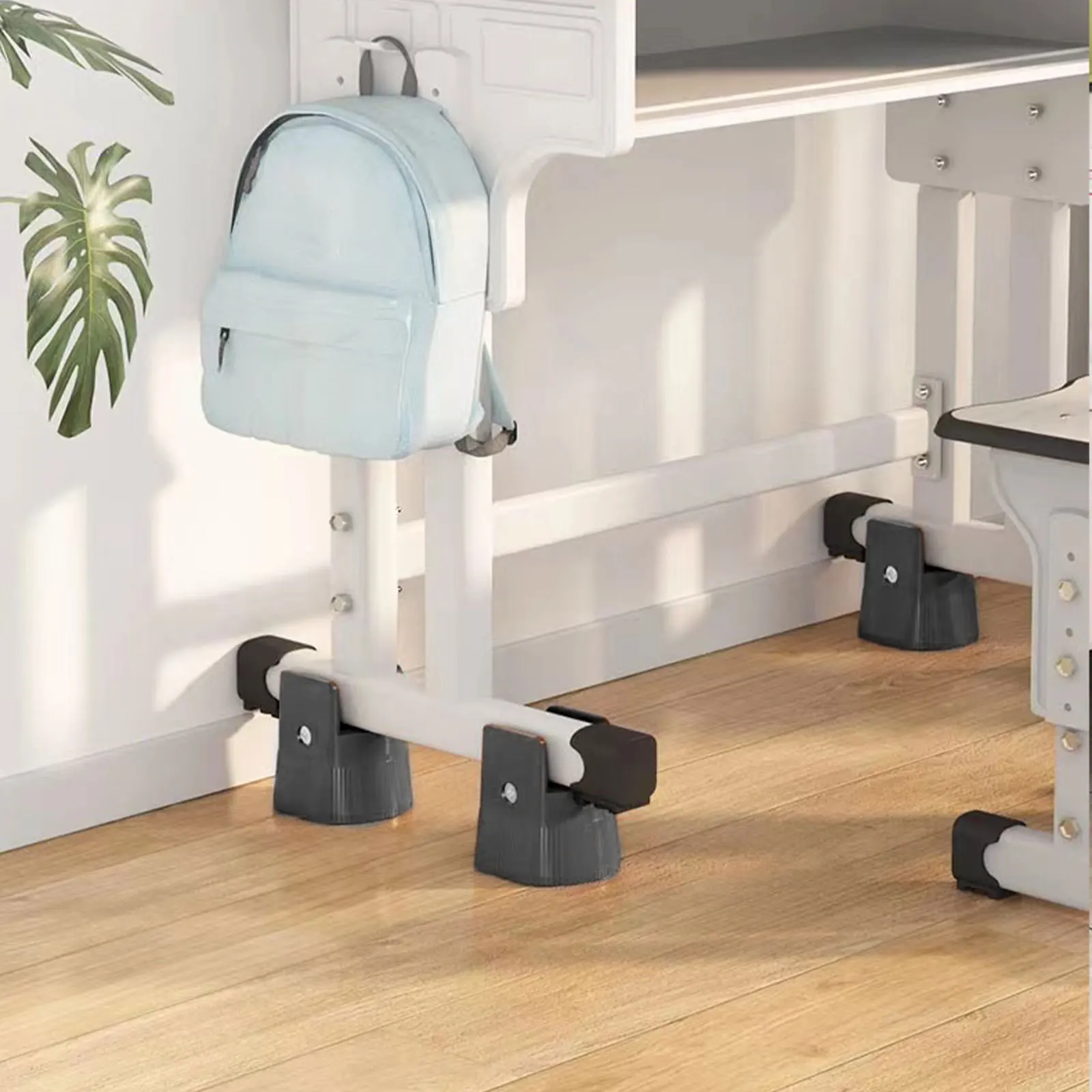 

2Pcs Furniture Riser Adjustable Heightening Foot Mat Anti Slip for Table Bed Chair Sofa Furniture Risers Bed Riser