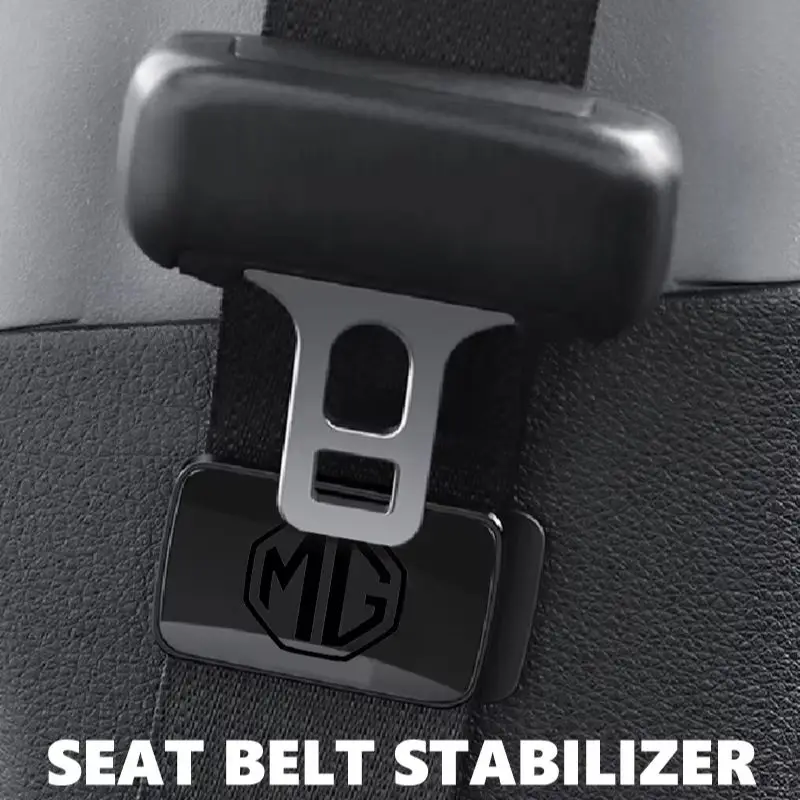 Magnetic Seat Belt Buckle Holder Anti-Rattle Stabilizer For MG3 MG5 MG6 MG7 ZS HS GS Hector GT ZR Auto Interior Accessories