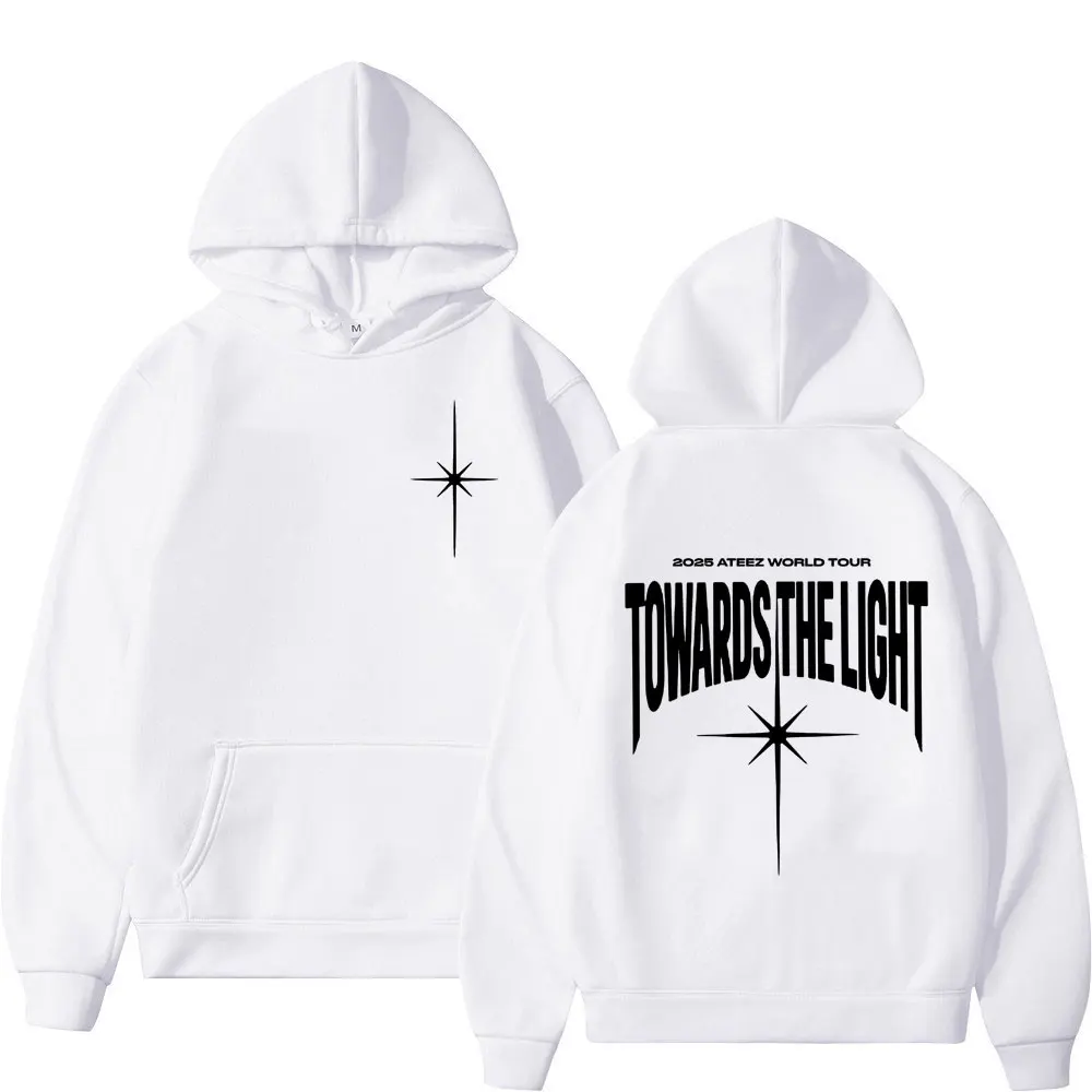 Korean Kpop 2025 Ateez World Tour Towards The Light Hoodie Men