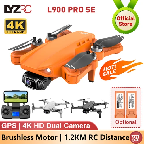LYZRC oficial L900 PRO SE Motor sin escobillas GPS 4K Dron profesional 5G WIFI fotografía aérea helicópteros plegable Quadcopter