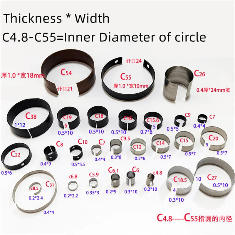 10PCS O-Ring Spring…