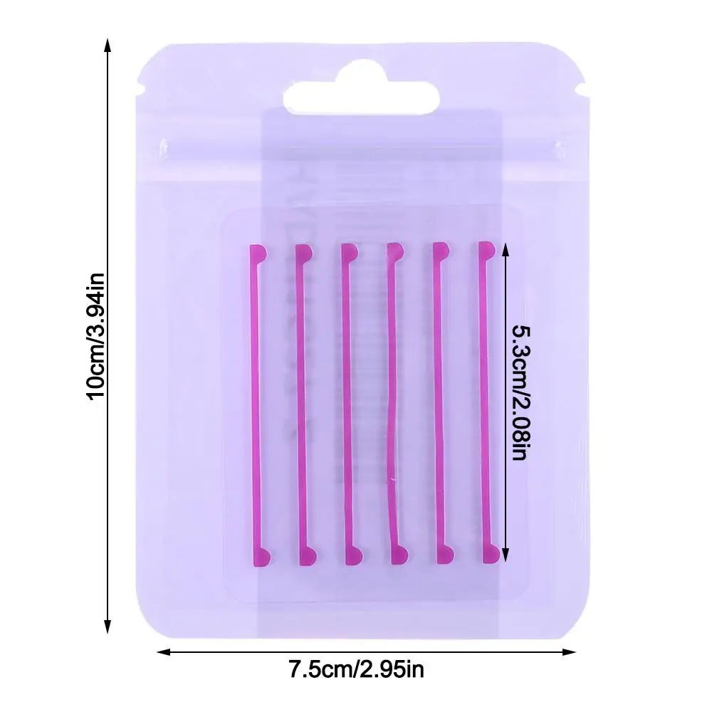 Coussinets de permanente de cils en silicone réutilisables, coussinets sous les yeux, coussinets de levage de cils, patch pour les yeux, 3 paires par sac