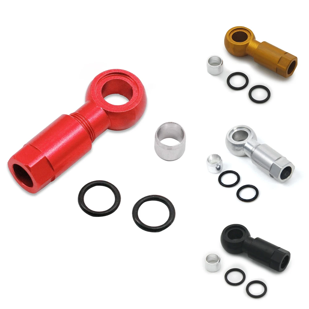 

Oil Needle Olive Heads Aluminum Alloy Hydraulic Disc Brake Hose Connector Replacement Compatible For Shimano Slx Xt Sam Oil