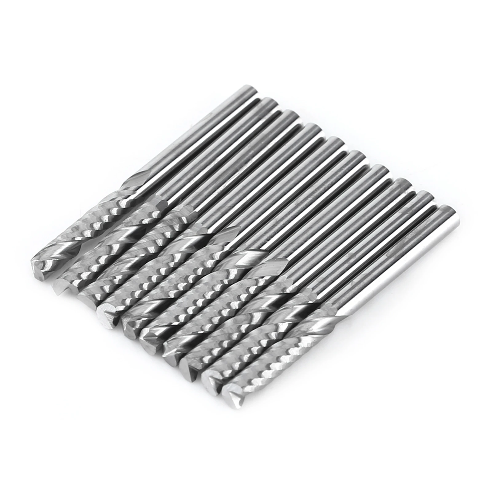 

Tungsten Carbide Spiral End Mills Single Flute Milling Cutter CNC Router Bits 4mm Shank Single Flute End Mill