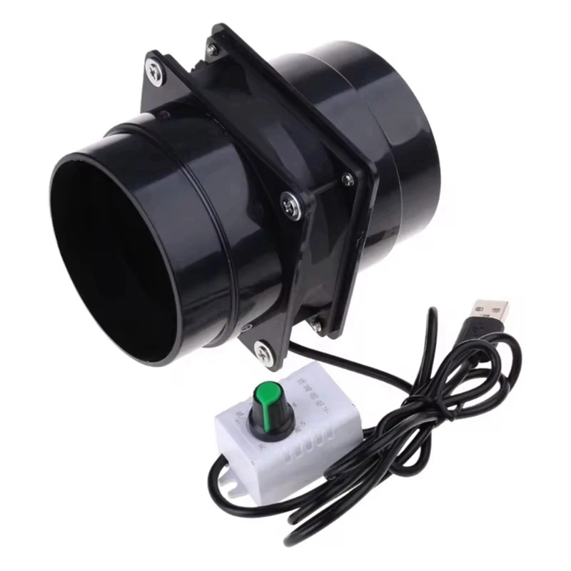 USB einstellbare Geschwindigkeit Lüfter Rauch absorber esd Rauchabzug Lüfter Rohr Kanal Exhuast Lüfter Rohr Lüftungs ventilator