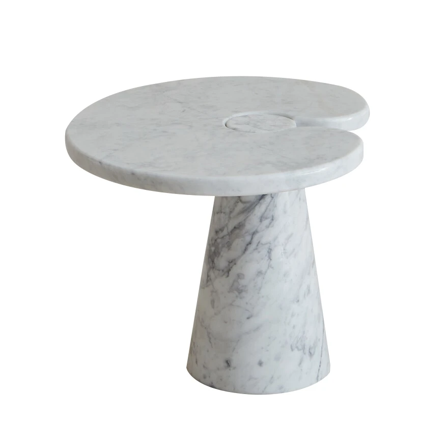 

minimalism luxury high fashion marble cafe table side table for coffee shop