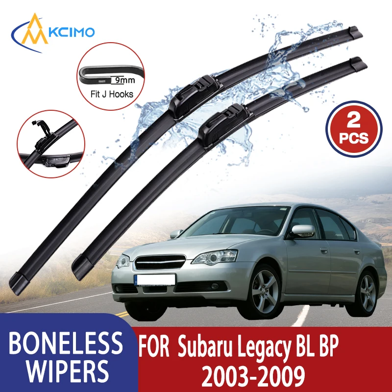 

Kcimo для Subaru Legacy BL BP 2003-2009 Автомобильный дворник U-типа Мягкий резиновый стеклоочиститель без костей HD Тихий прочный автомобильный дворник 24 "+ 19"