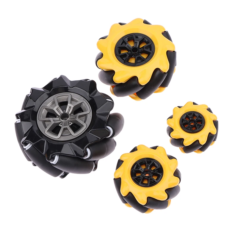 High Quality 1PC High Hardness Plastic Mecanum Wheel Omni-Directional Smart Robot Car With 6mm Hubs