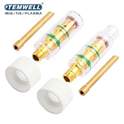 TIG Argon Arc Welding TIG 8# 6# Chuck Screen Glass Kit Fittings Lens Cup Nozzle fit for WP26 WP17 WP18 Torch Accessories