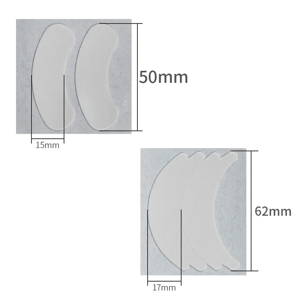25Pcs PE Micro Foam Eyepad Painless Lint Free Lash Extension Foam Patch Easy Remove Tape Stickers Under Lash Foam Pads Patch