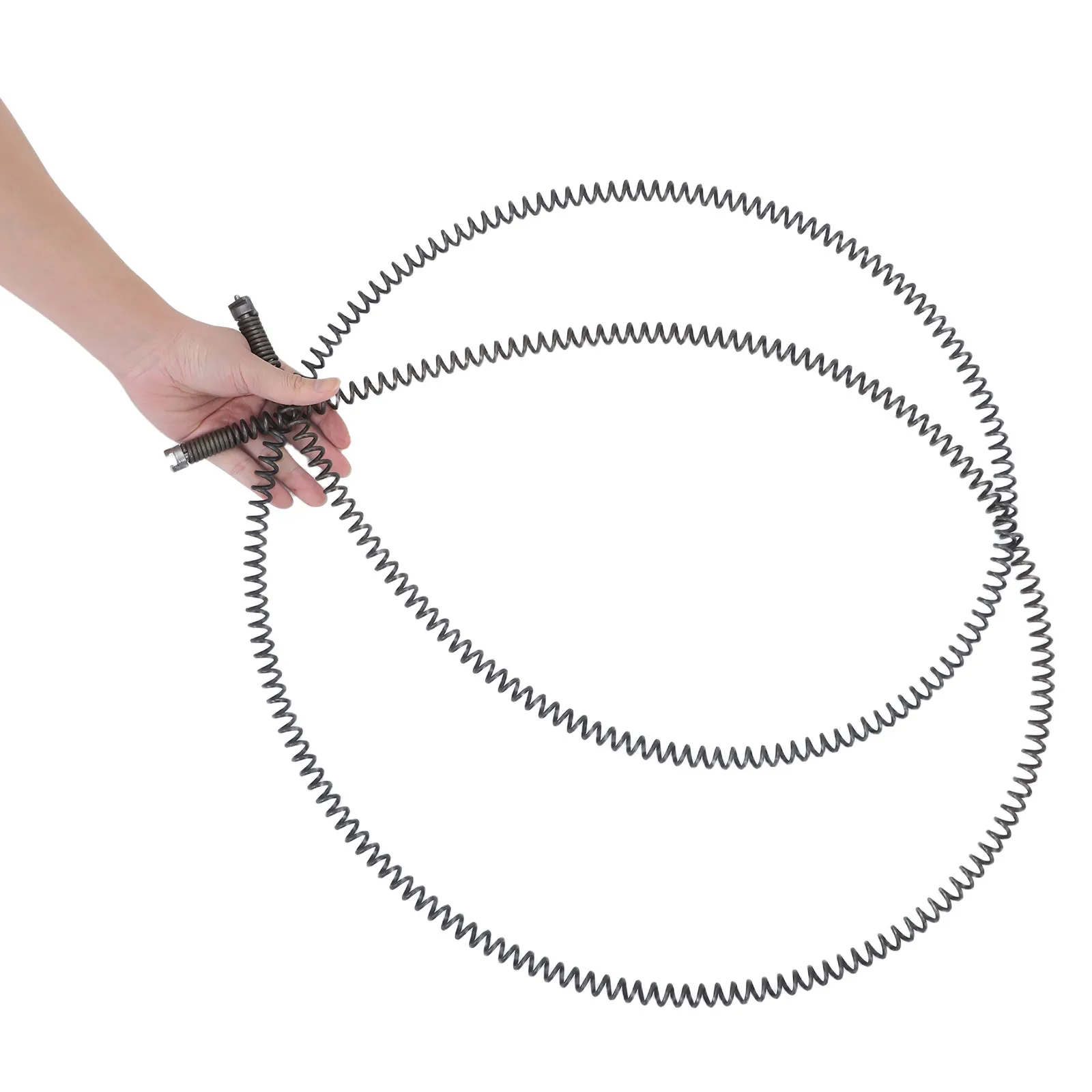

1Set Spring Pipe Cleaning Tool High Strength Steel Flexible Drain Snake Drain Clog Removal Tool for Kitchen Bathroom Toilet
