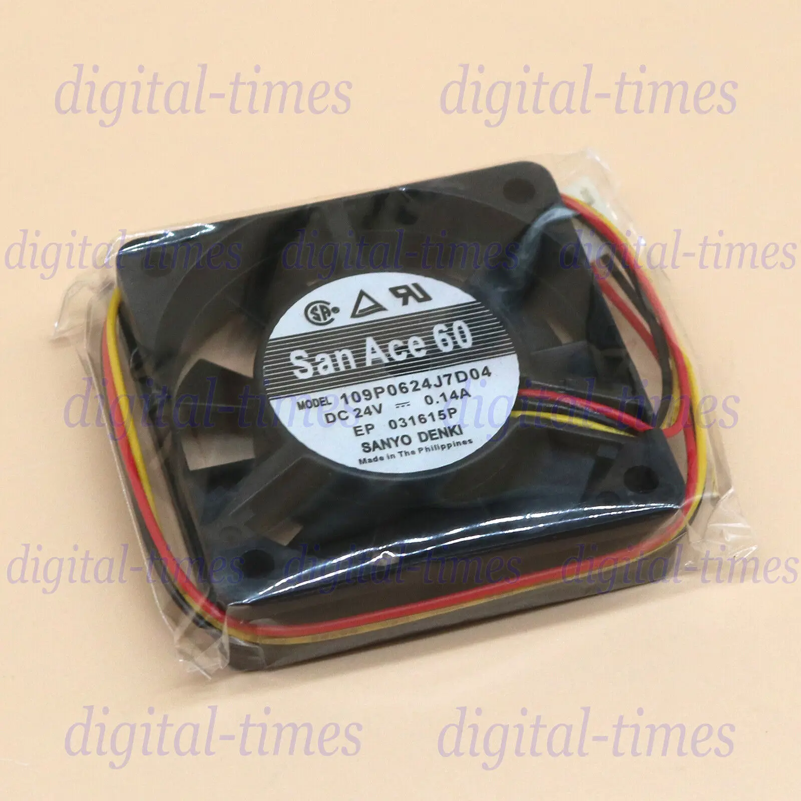 One For SANYO New 109P0624J7D04 DC24V 0.14A inverter cooling fan Free Shipping