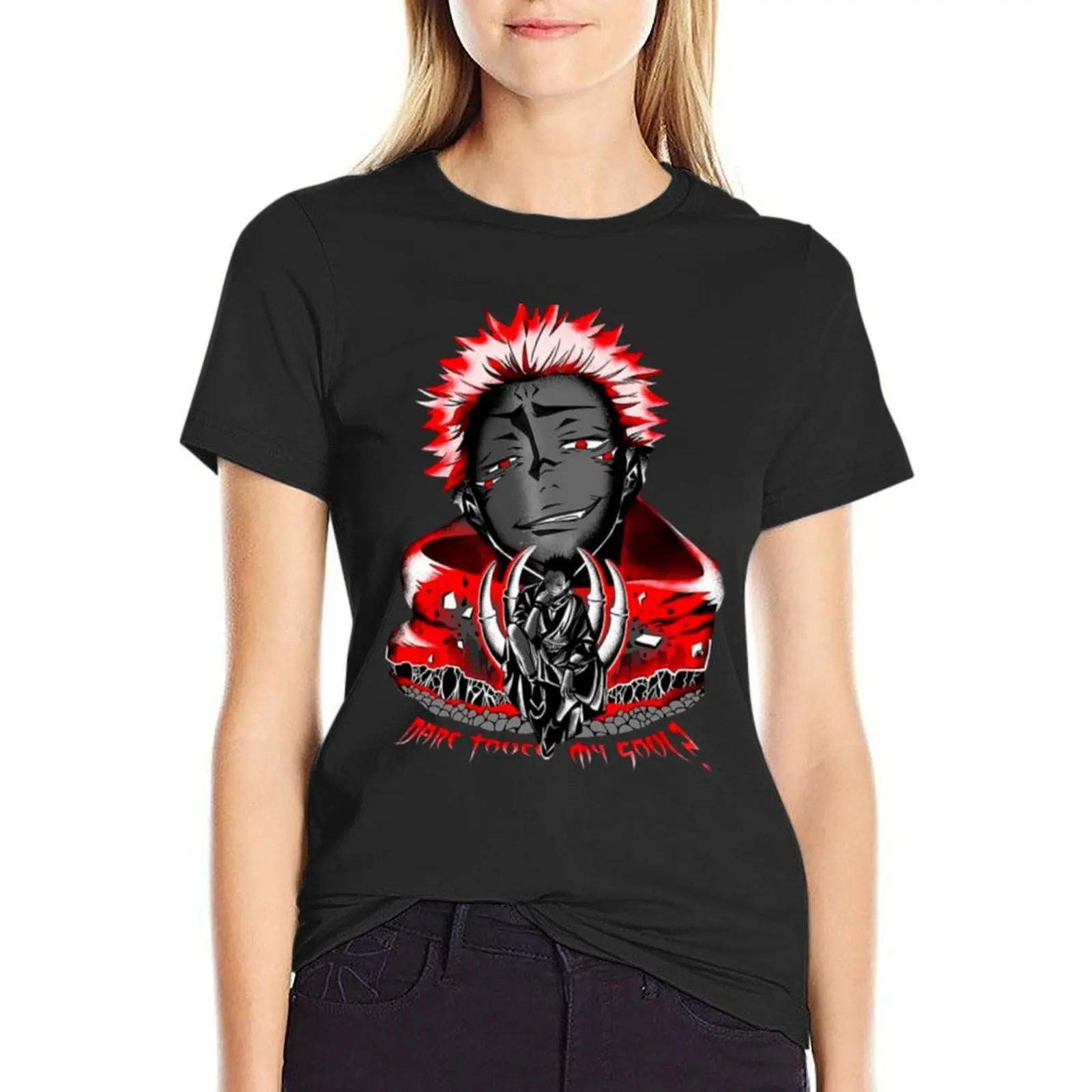 

Ryomen Sakuna Boy T-Shirt summer top blanks cropped t shirts for Women