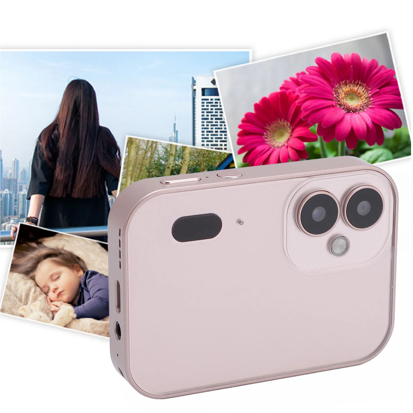 

Цифровая камера Clear Images Портативная цифровая камера 64MP 4K закаленное стекло 3-дюймовый HD-экран для просмотра фильмов