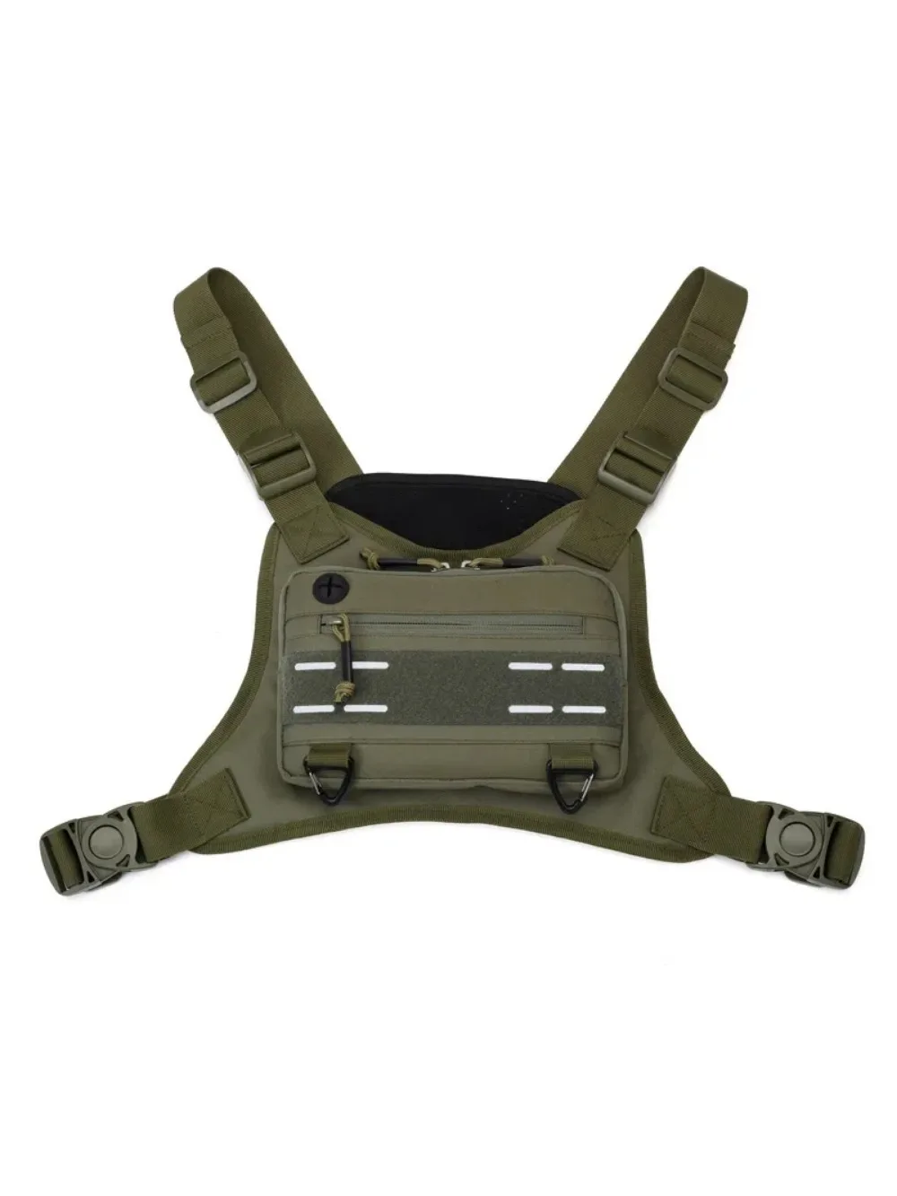 AliExpress weixier Tactical MOLLE Chest Rig Vest for Camping Hunting, Adjustable Shoulder Bag with Pouch, Outdoor Gear for Men, Fishing, Cycling 가방