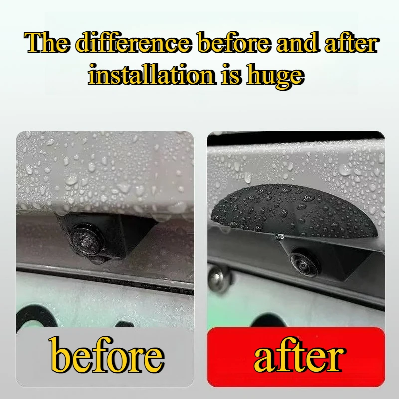 1pc is suitable for car universal rear camera rain cover car good things rain shield modification supplies accessories