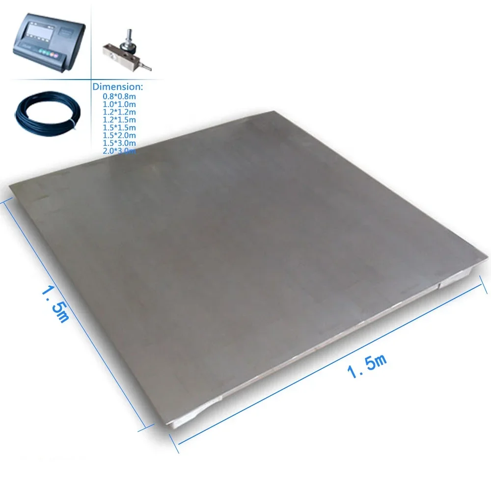 China made 3000 kg industrial scale platform floor weighing scale