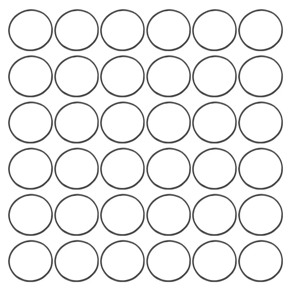 200 قطعة من أربطة ماكينة الوشم المرنة السوداء قطع غيار مطاطية عالية المرونة لملحقات الوشم وإكسسوارات الوشم