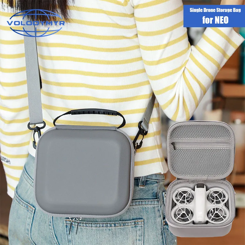 

VOLODYMYR Body Bag for DJI Neo Storage Bag Portable Case Suitcase Travel Handbag Waterproof Box Drone Shoulder Case Accessories