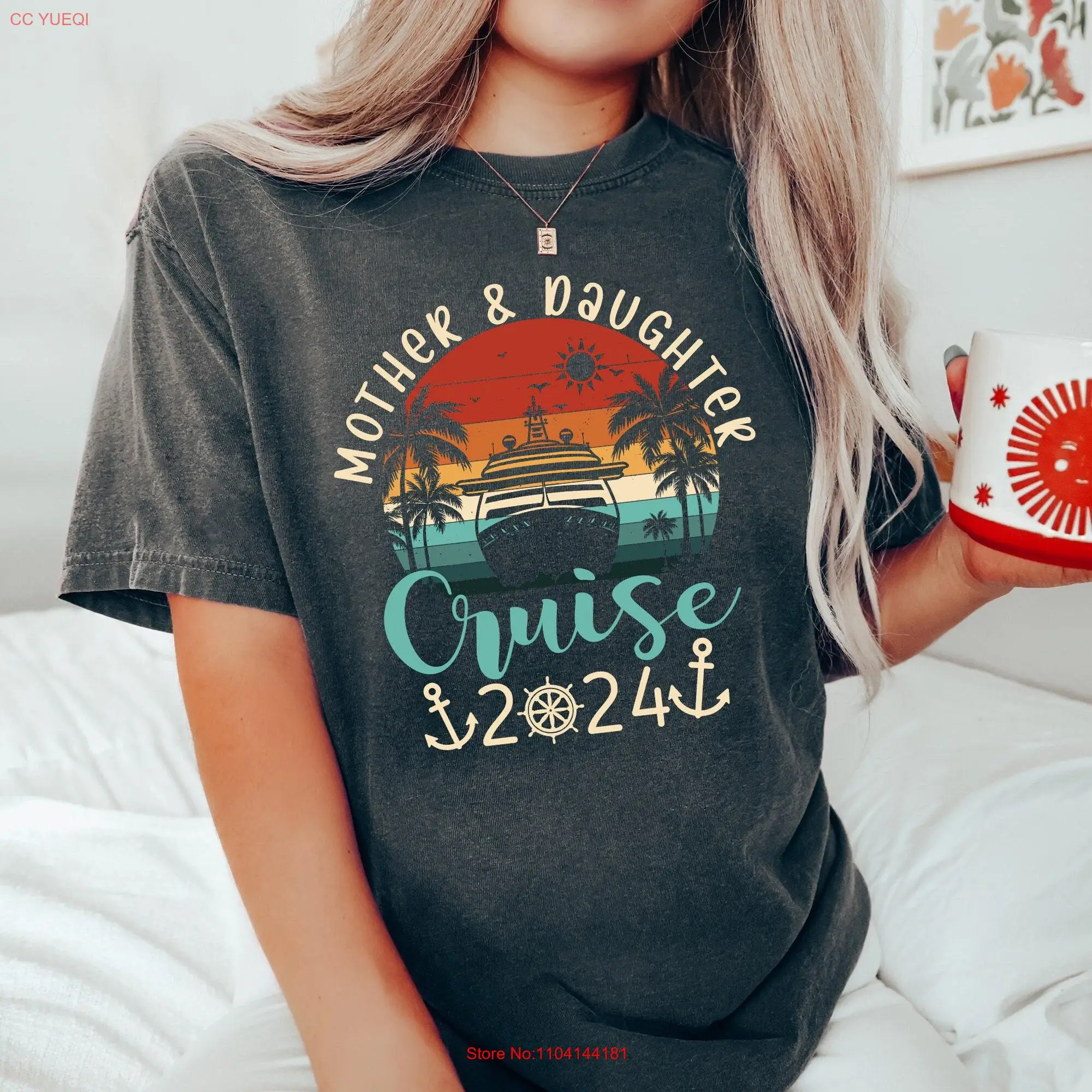 Mother Daughter Cruise 2024 T Shirt Trip Weekend Mom And Vacation long or short sleeves