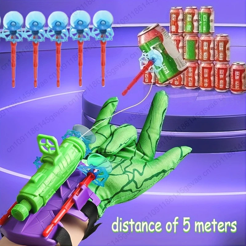 بطل لعبة البنادق أنيمي الرجل العنكبوت قاذفة المعصم الرصاص الناعمة للأطفال ألعاب قابلة للإطلاق في الهواء الطلق متعة الرياضة موضة الهدايا #2
