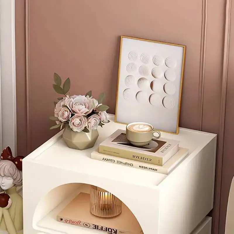 منضدة فرنسية حديثة من كوريا الشمالية لتوفير المساحة الصغيرة منضدة كلاسيكية ساحرة أثاث Mesitas De Noche لغرفة النوم