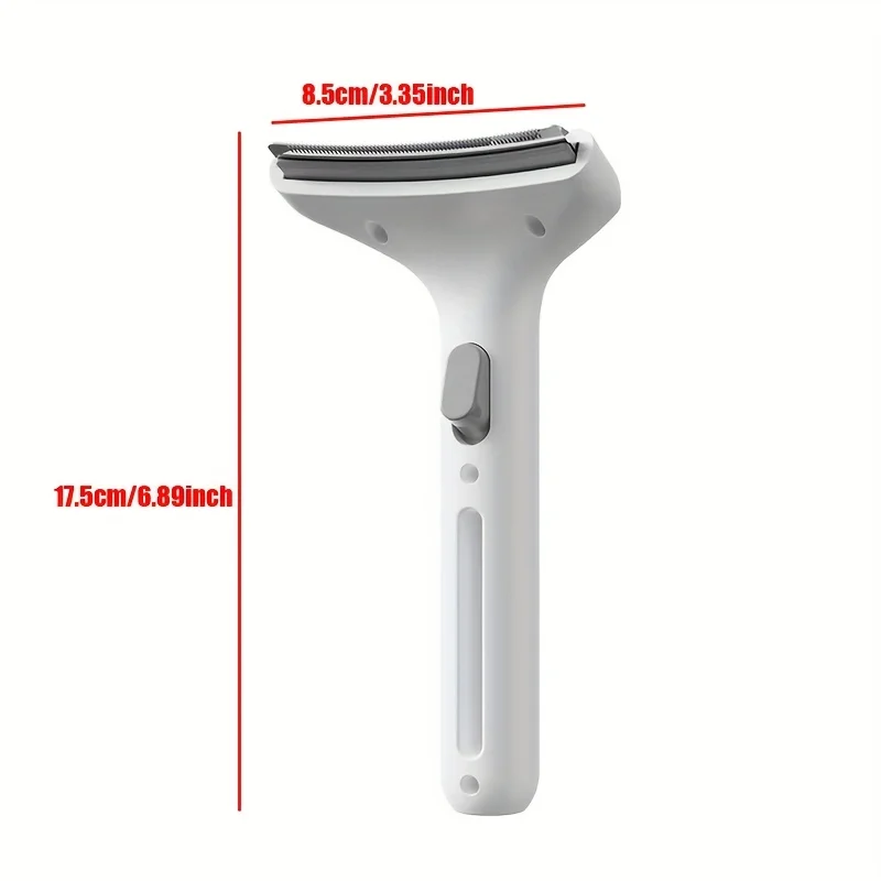 Image 4: 1pc Brosse à poils pour animaux de compagnie - Brosse à base large en forme d'arc, élimine facilement les poils lâches pour chiens et chats