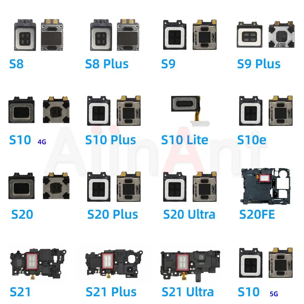 Aiinat Top Earpiece For Samsung Galaxy S10 S20 S21 S8 S9 Lite Plus Ultra Front Ear Phone Earphone Speaker Flex Cable