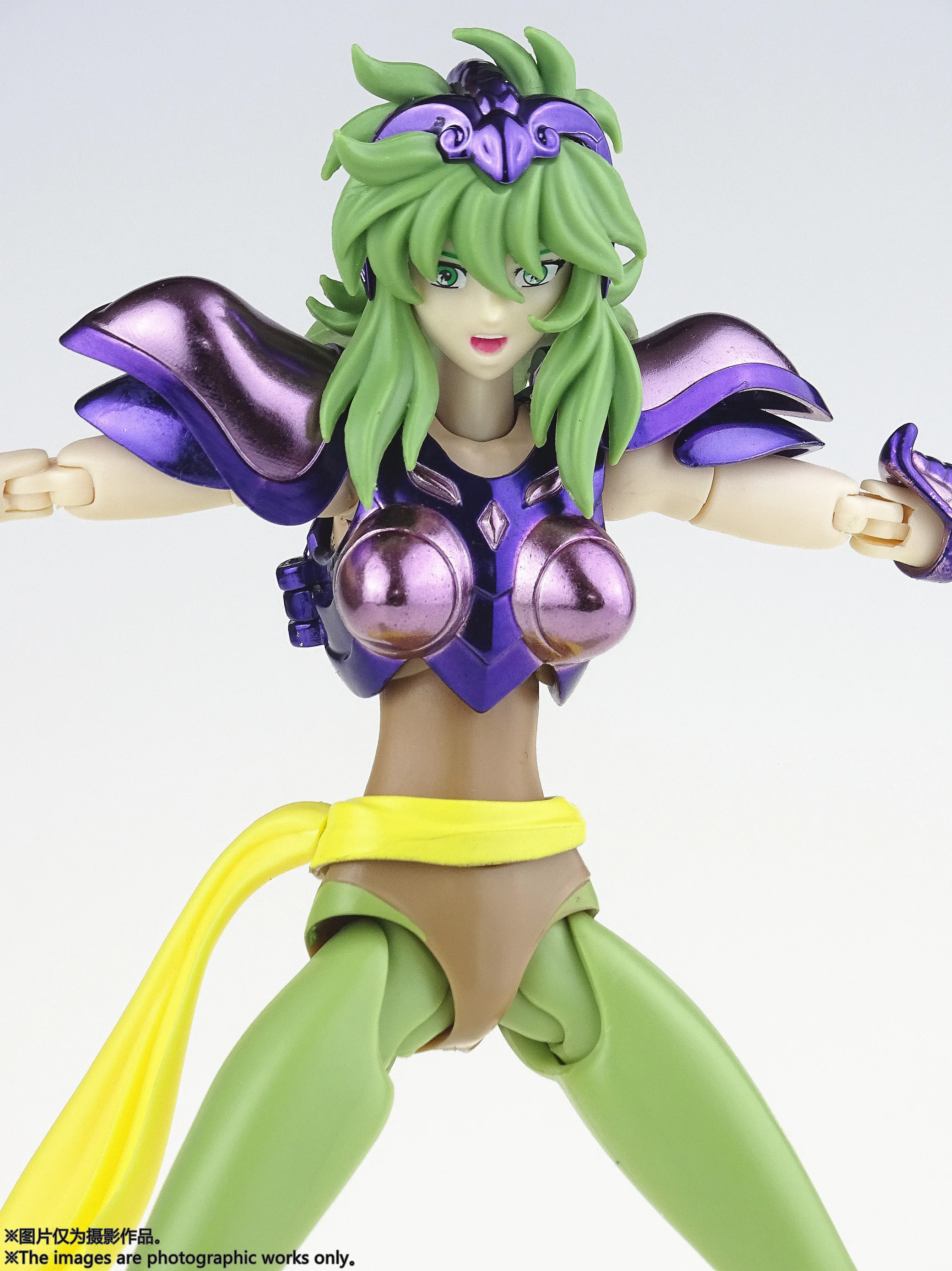 GoodTony Saint Seiya Myth Cloth EX Ophiuchus Shaina Silver Athena Saints Cavalieri dello Zodiaco Action Figure Collection Modello