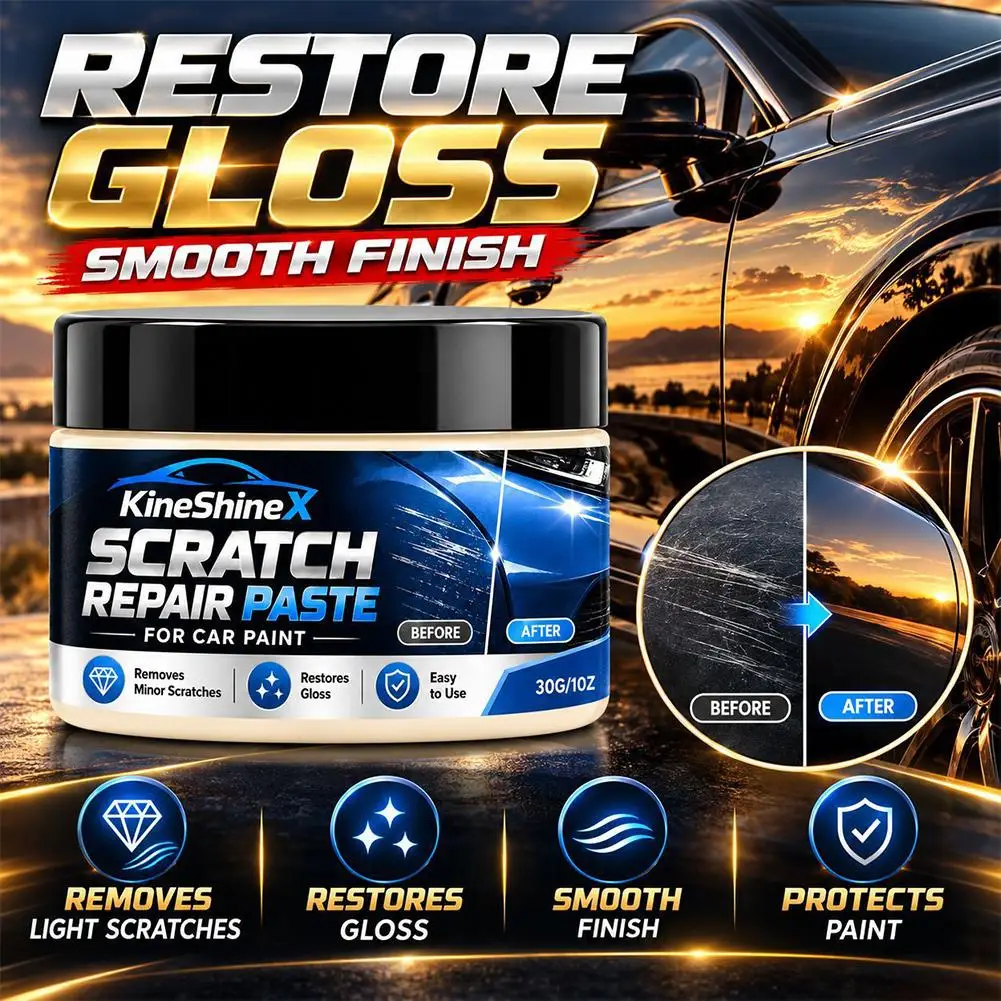 Motorcycle-Purpose Car Tire Shine and Protection Wax - Plastic Renovator, Interior Enhancer, Tire Protector, Black Gloss Formul